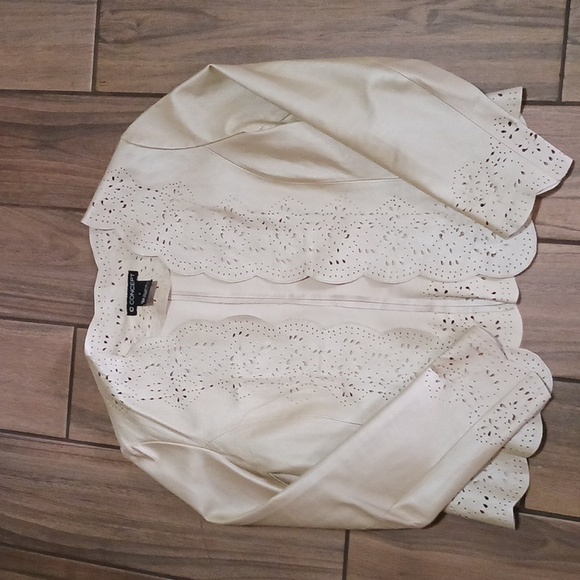 C Concept 100% Leather Womens Jacket - Picture 4 of 13